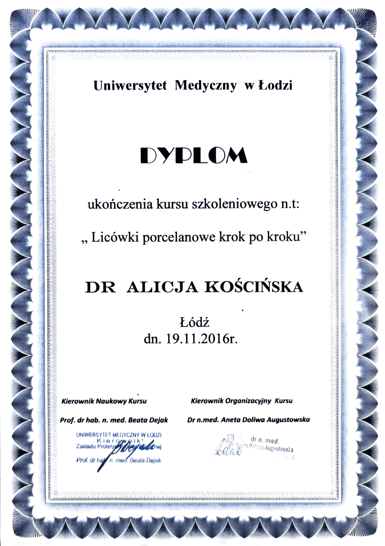 certyfikat